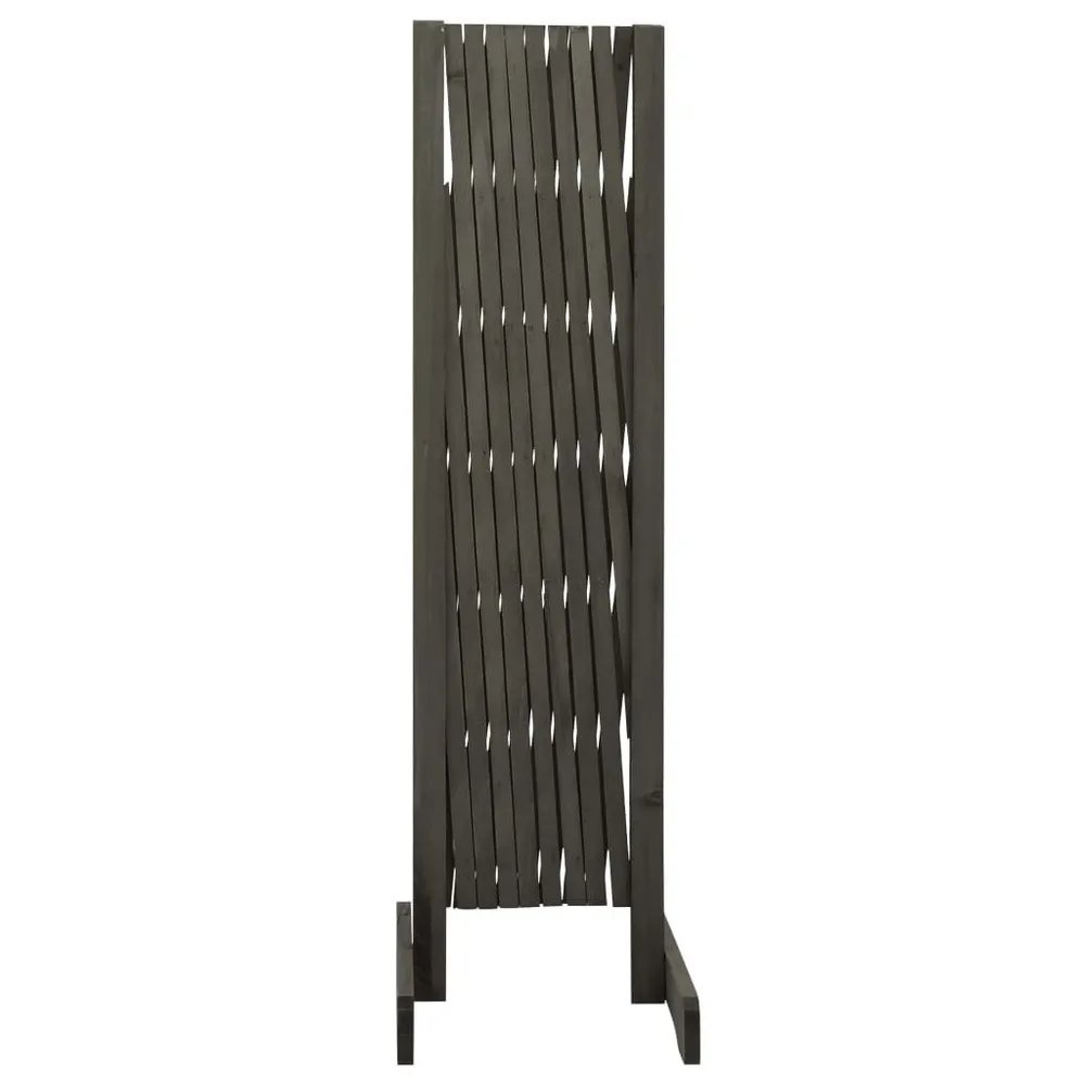 Tuinlatwerk 180x100 cm massief vurenhout grijs