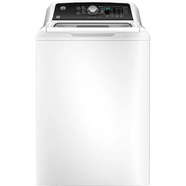 GE 4.5-cu ft High Efficiency Agitator Top-Load Washer ivoor