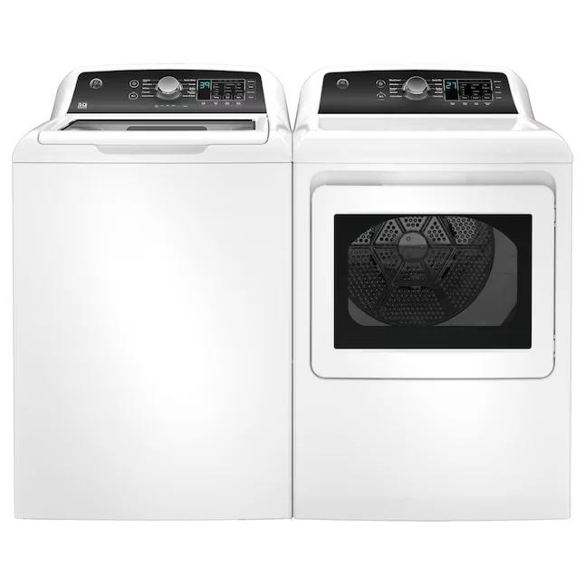 GE 4.5-cu ft High Efficiency Agitator Top-Load Washer ivoor