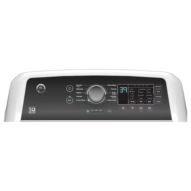 GE 4.5-cu ft High Efficiency Agitator Top-Load Washer ivoor