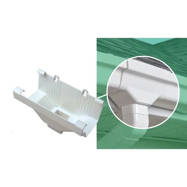 Amerimax 4.5- x 9- Parelmoer K Style Gutter End Drop