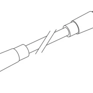 Cable alargador para control de interruptores POLINI 440mm | Inclusief Draagtas
