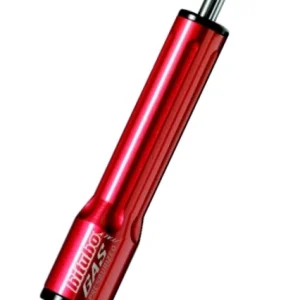 Cilindro amortiguador de dirección Bitubo color Rojo L.402mm