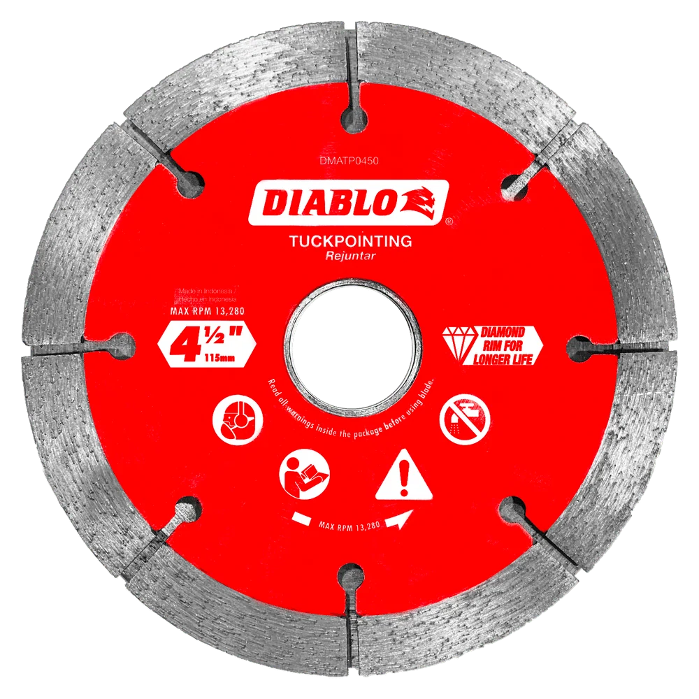 DIABLO 4-1/2" Diamond Tuck Point Blade Masonry