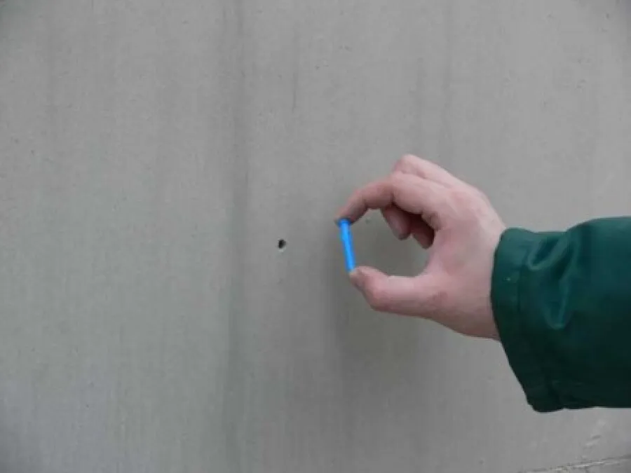 Gebr. Bodegraven UNI-slagspouwanker - 400xØ5mm - RVS A4 - Met Inklapbaar Blad