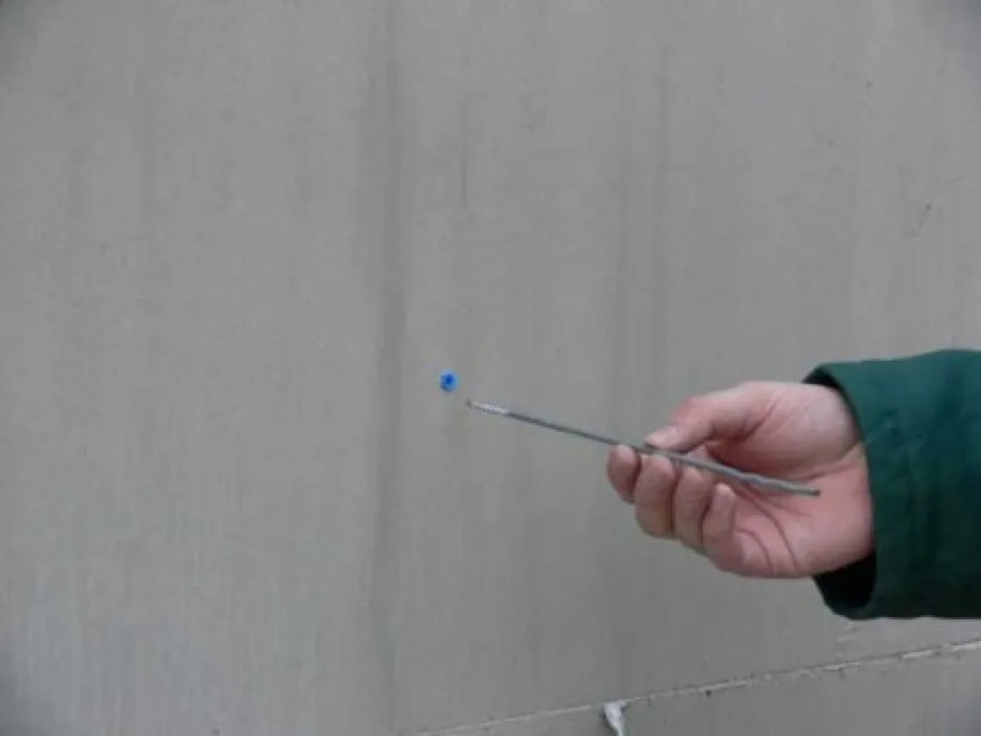 Gebr. Bodegraven UNI-slagspouwanker - 400xØ5mm - RVS A4 - Met Inklapbaar Blad