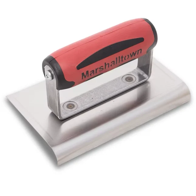 Marshalltown 6-- x 4-- Stainless Staalsoort Concrete Edger 0.5-- Radius