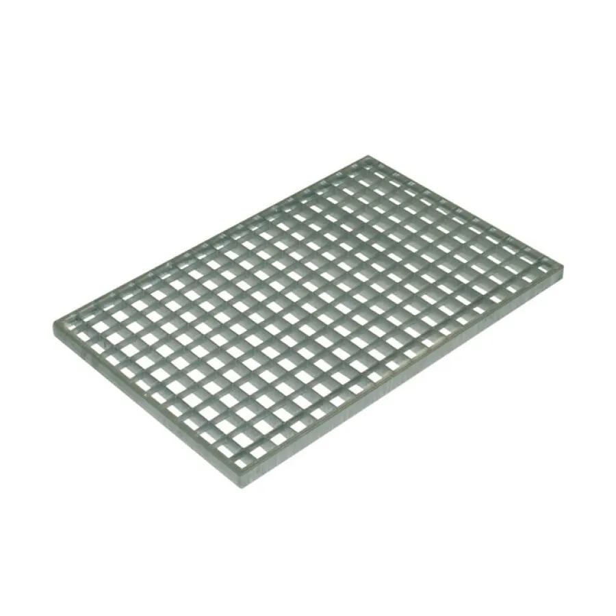 Met Laser-etsing Gebr. Bodegraven rooster - 400x600mm - verzinkt