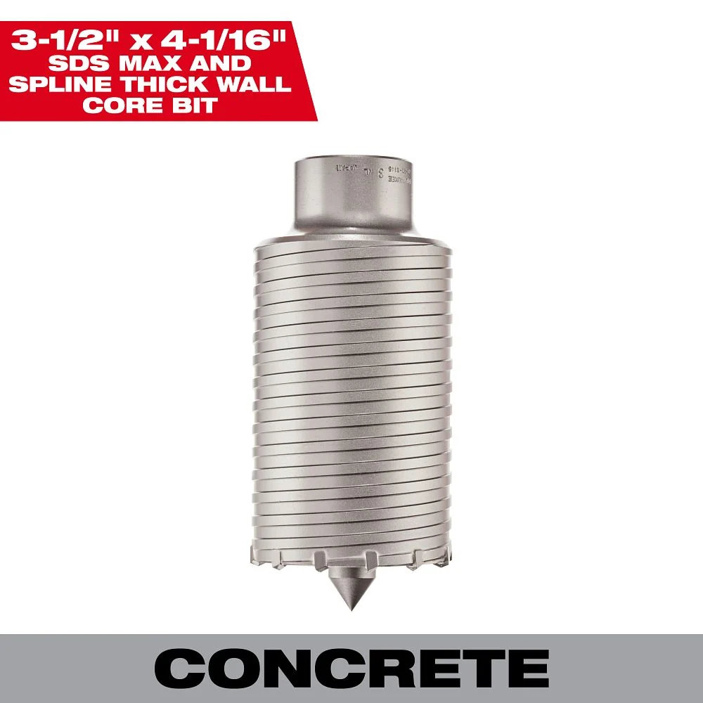 Milwaukee Tools 3 1/2 THK WALL CORE BIT 48-20-5150