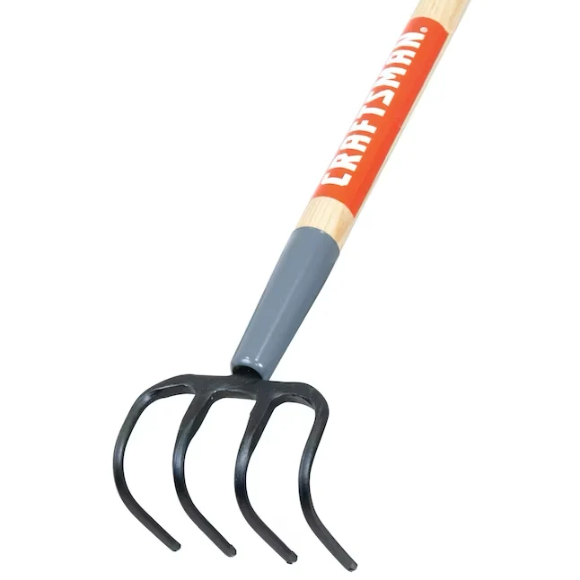 Professionele Nauwkeurige CRAFTSMAN Fixed 4-Tine Long-handle Cultivator
