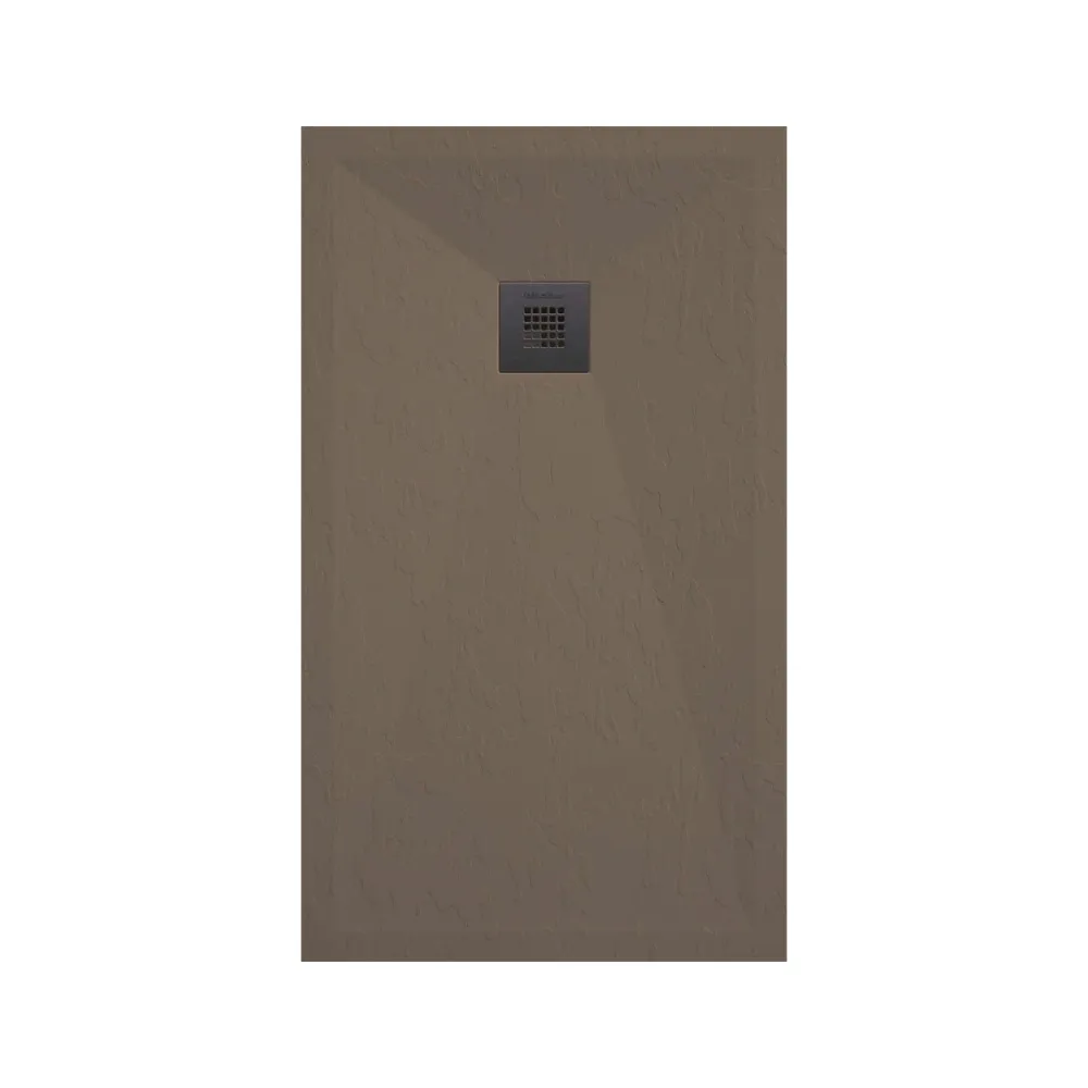 Shower tray resin model Plus 70x170cm taupe slate