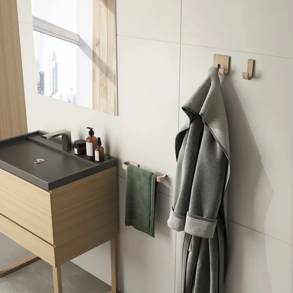 Bamboo toilet paper holder Gedy Himalaya series - Natural