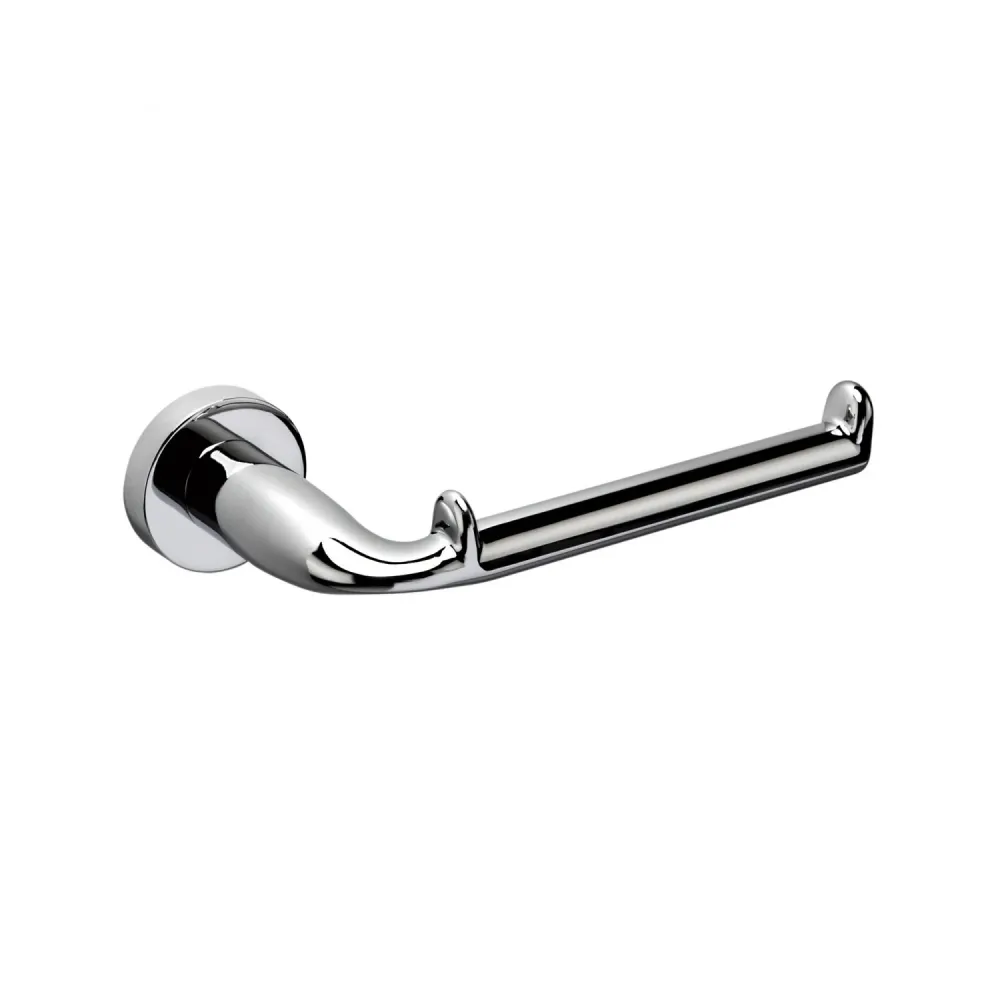 Chrome brass toilet paper holder Colombo Design Basic collection dowel and glue fixing optional kit