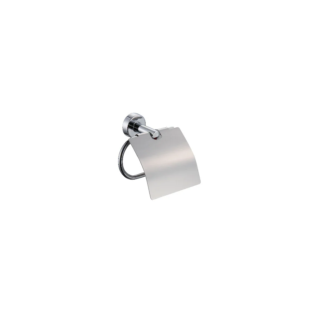 Closed chrome toilet paper holder Diosa line fixing screws