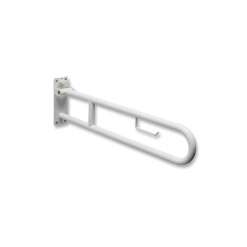Foldable support bar 85 cm melkwit acetal toilet paper holder