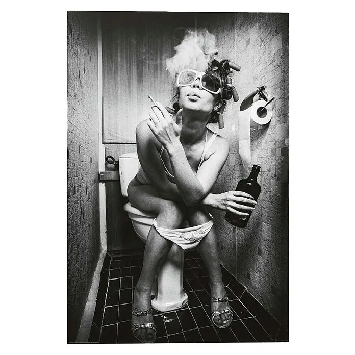 Reinders Decoratief paneel - Toilet Pic, b x h: 60 x 90 cm