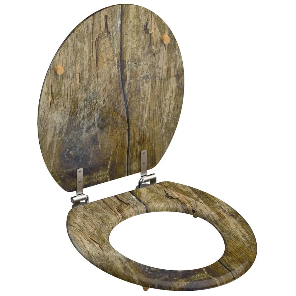 SCHÜTTE Toiletbril EENKLEURIG WOOD MDF met print