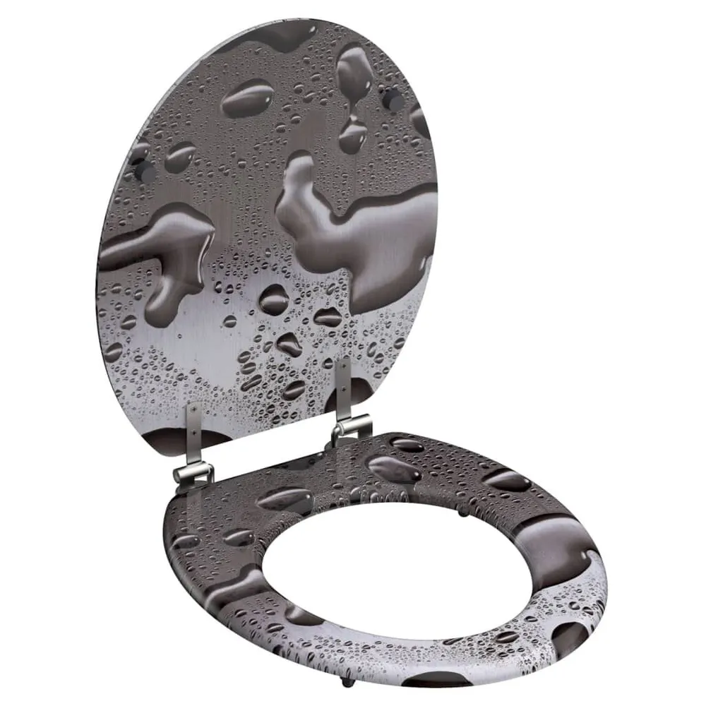 SCHÜTTE Toiletbril GREY STAAL MDF