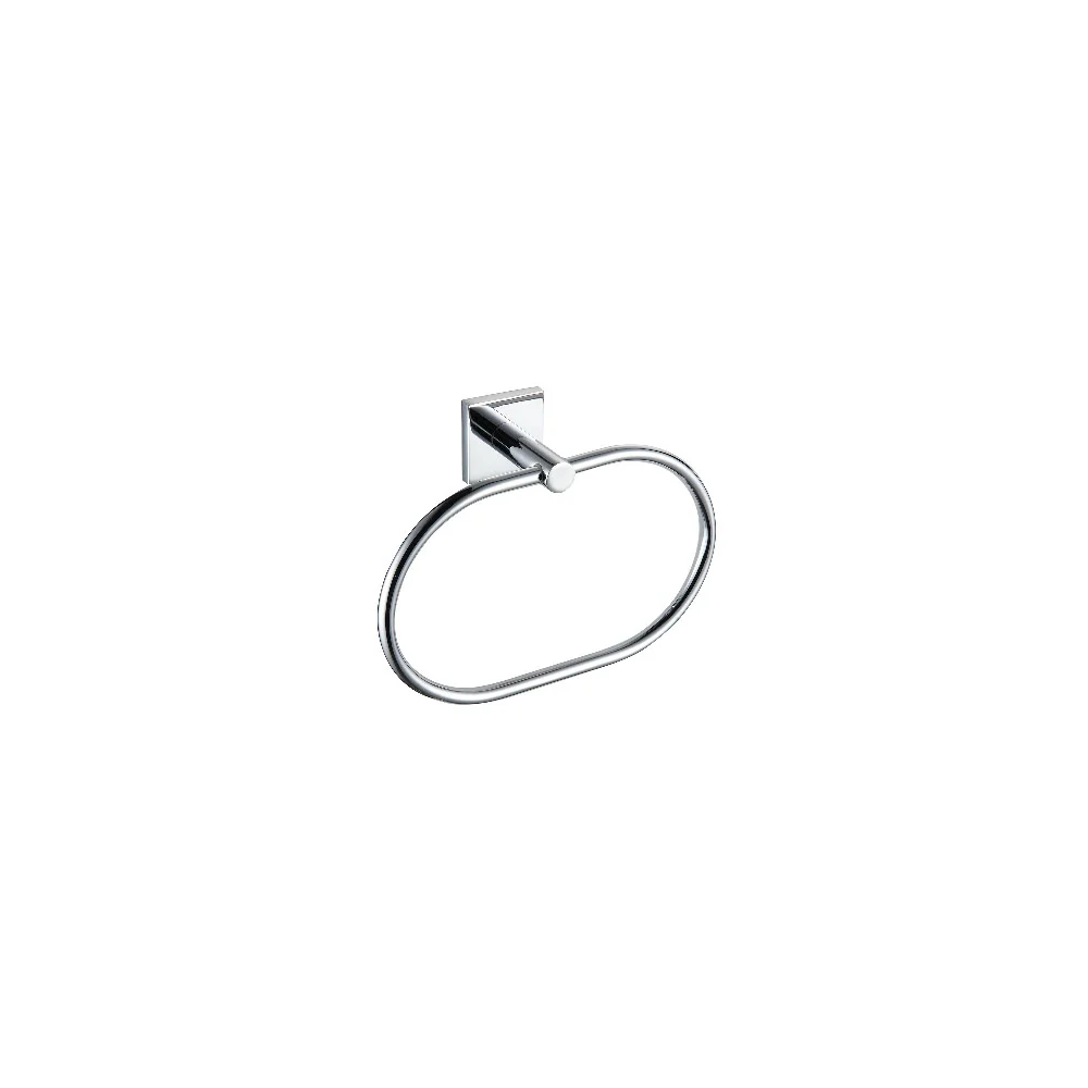 Chrome ring towel holder Giona line fixing screws