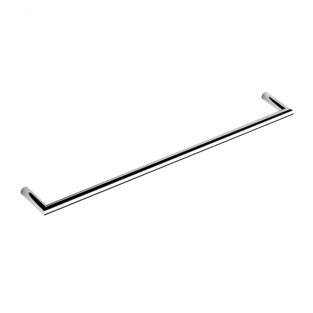 Towel holder 46 cm chrome-plated brass Colombo Design Klein collection dowel fixing