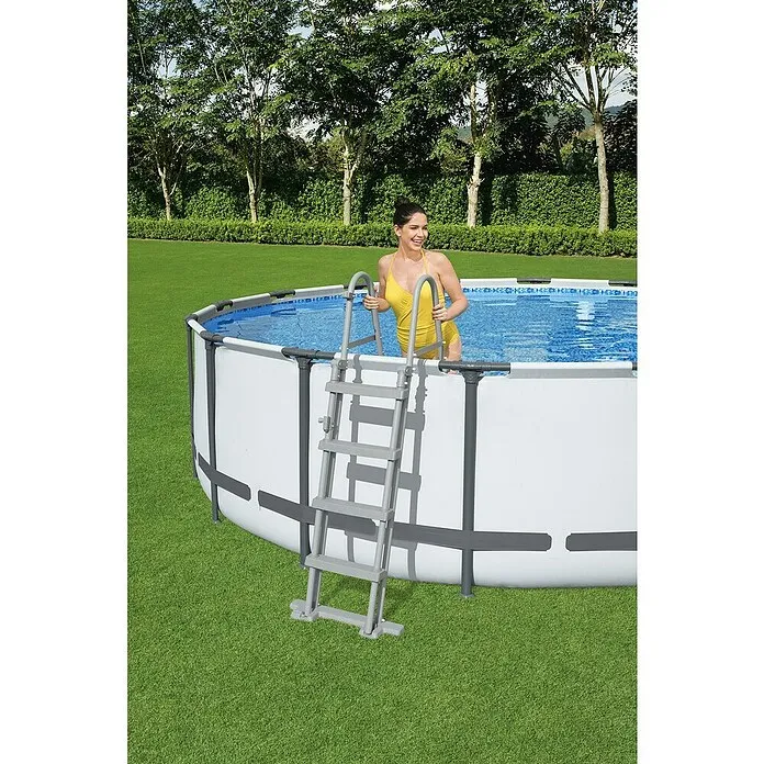 Bestway Flowclear Zwembadladder - Staal