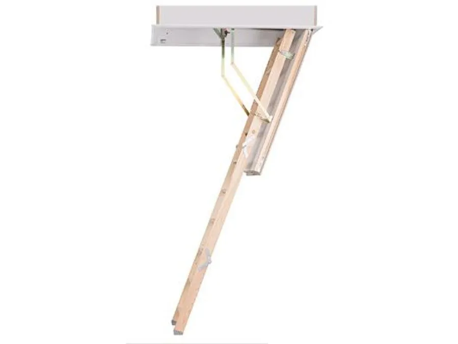 Roto zoldertrap - Quadro - 130x70cm - 3-delig hout