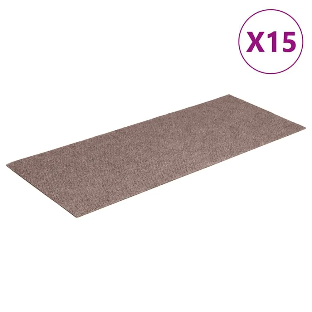 15 st Trapmatten zelfklevend rechthoekig 60x25 cm groen