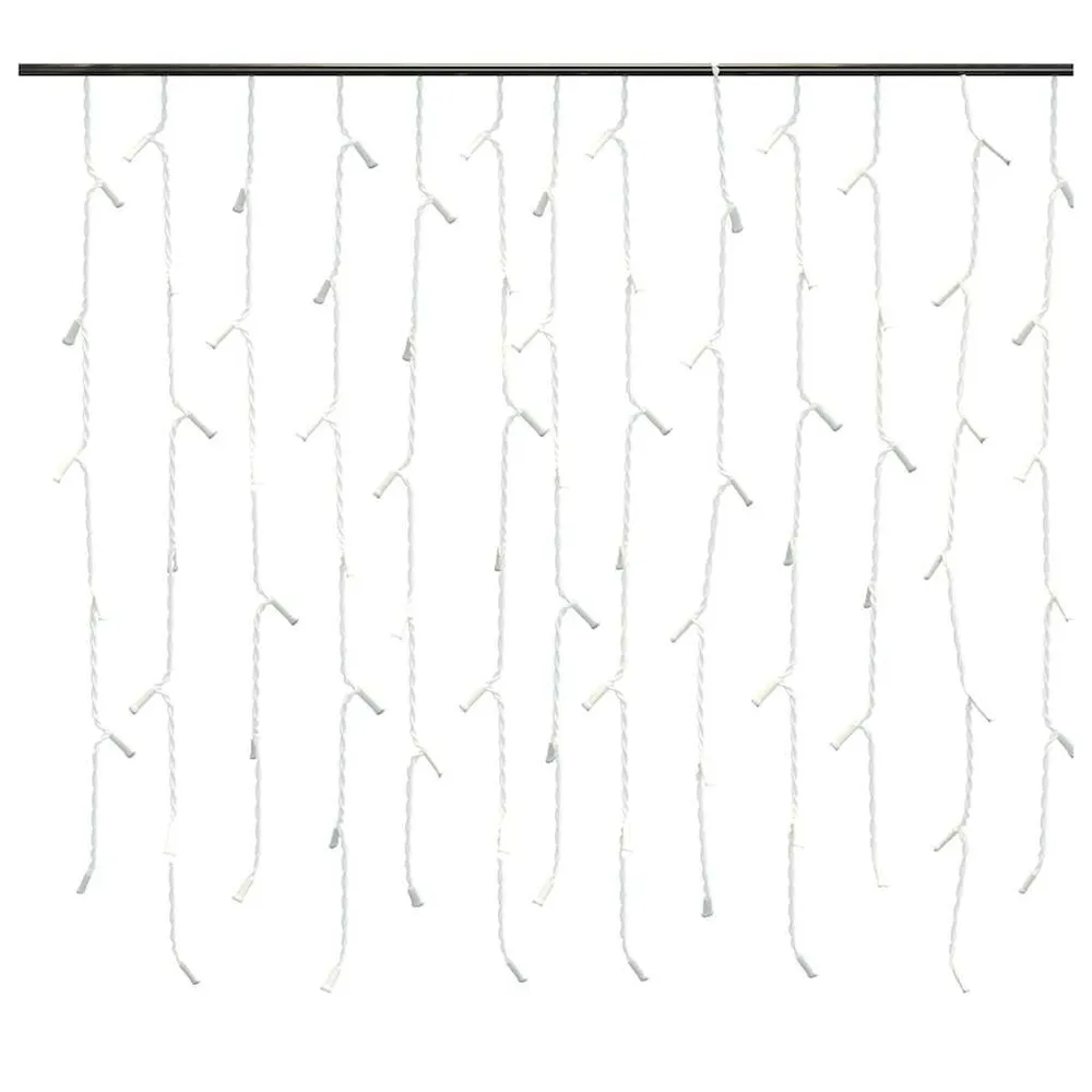Lichtgordijn met 400 LED's en 8 functies 10 m blauw