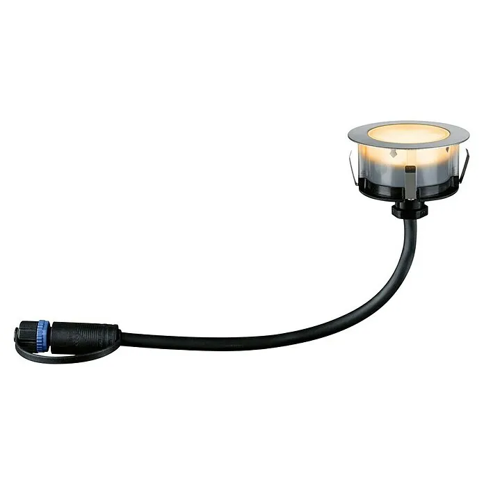 Paulmann Plug & Shine Inbouwverlichting voor vloeren - 7 cm, Zacht wit, IP67