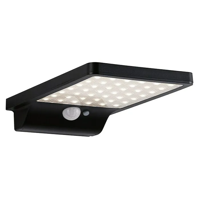 Paulmann Solar-wandledlamp voor buiten - Schemersensor, Kunststof, Gastvrij wit