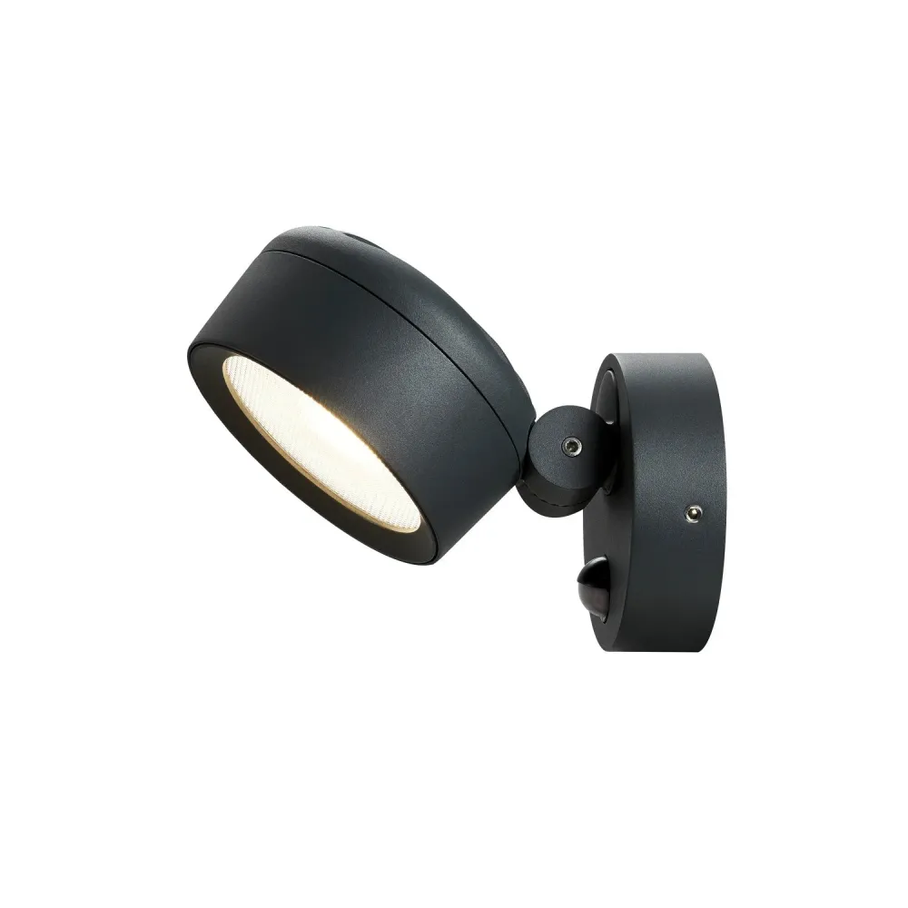SLV Buitenlamp ESKINA SPOT SENSOR IP54 Antraciet