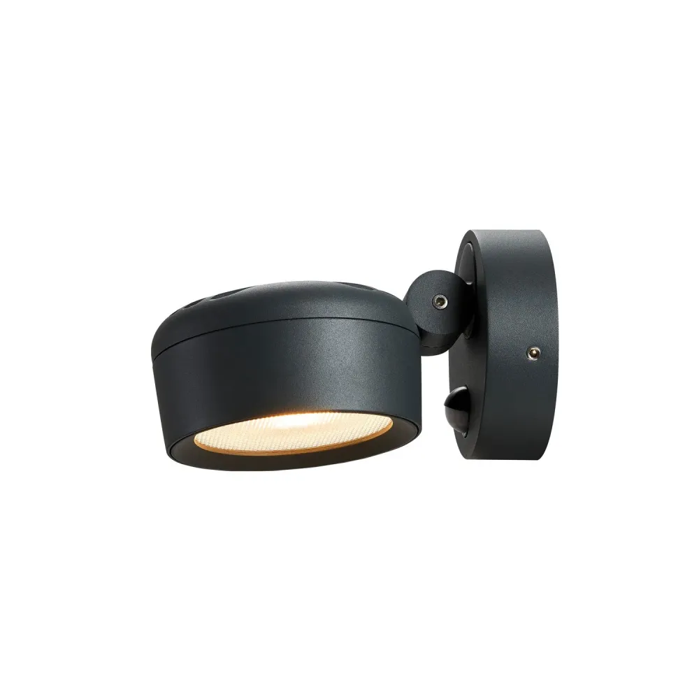 SLV Buitenlamp ESKINA SPOT SENSOR IP54 Antraciet