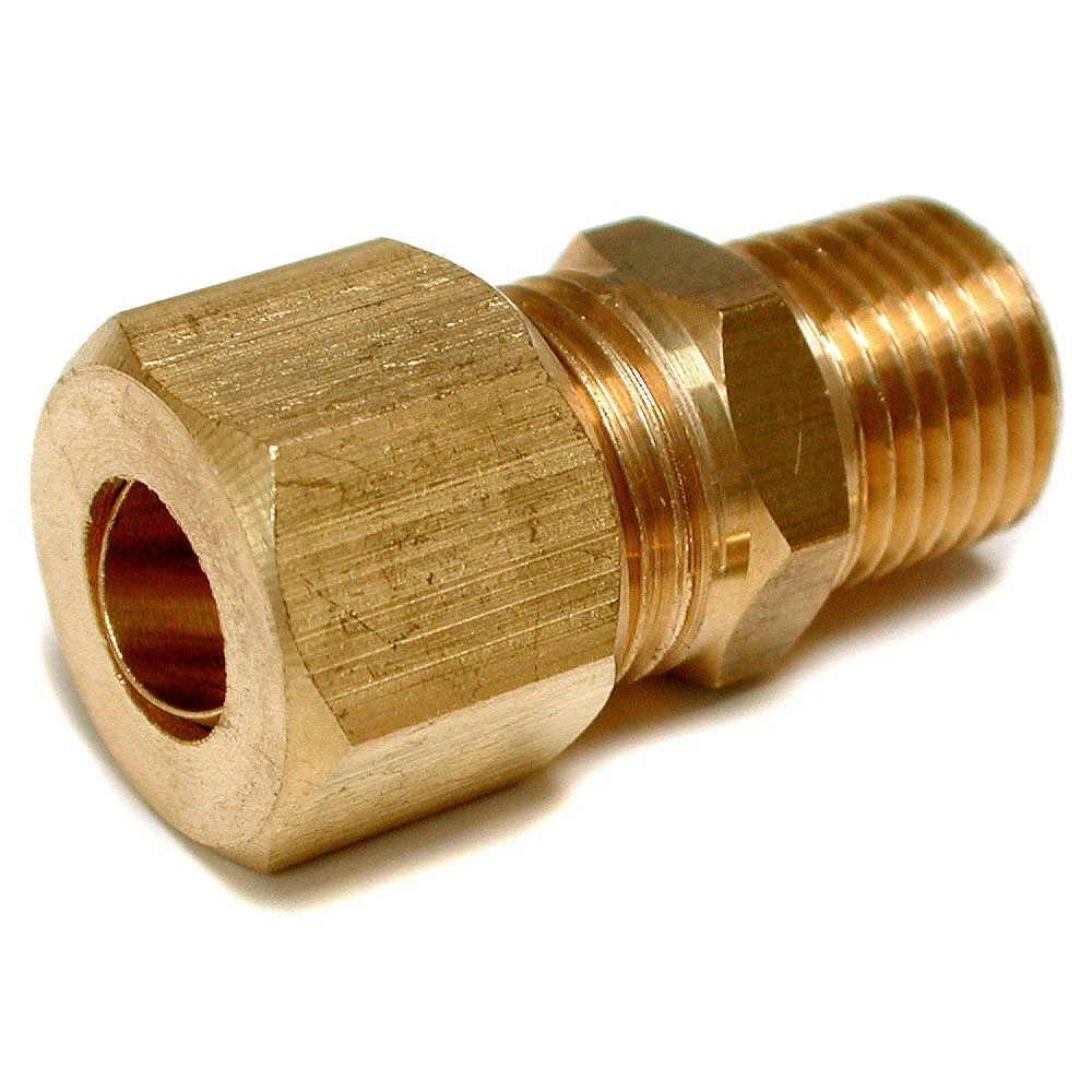 Dial ¼" cc x ¼" MPT Male Union Poly Adapter