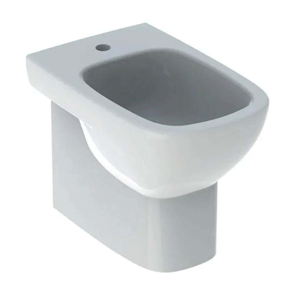 Wall-hung sanitary fixtures veelzijdig WC+bidet drain + traditional seat Geberit 'Fantasia 2' 55 cm