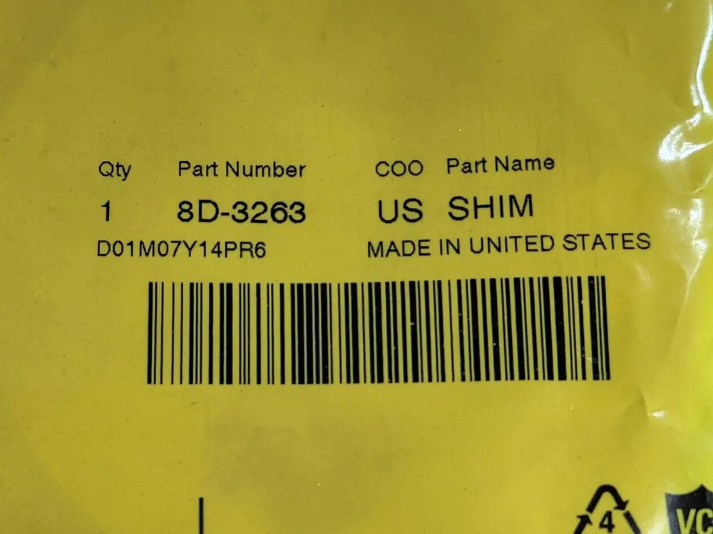 Blade Lift Arm Shim 8D-3263