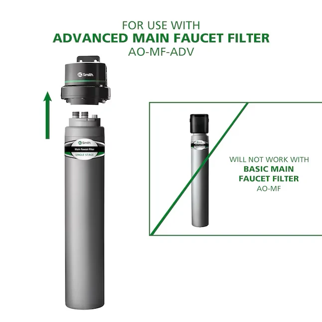 .O. Smith Advanced Onverwijld Connect Carbon Block Under Sink Replacement Filter