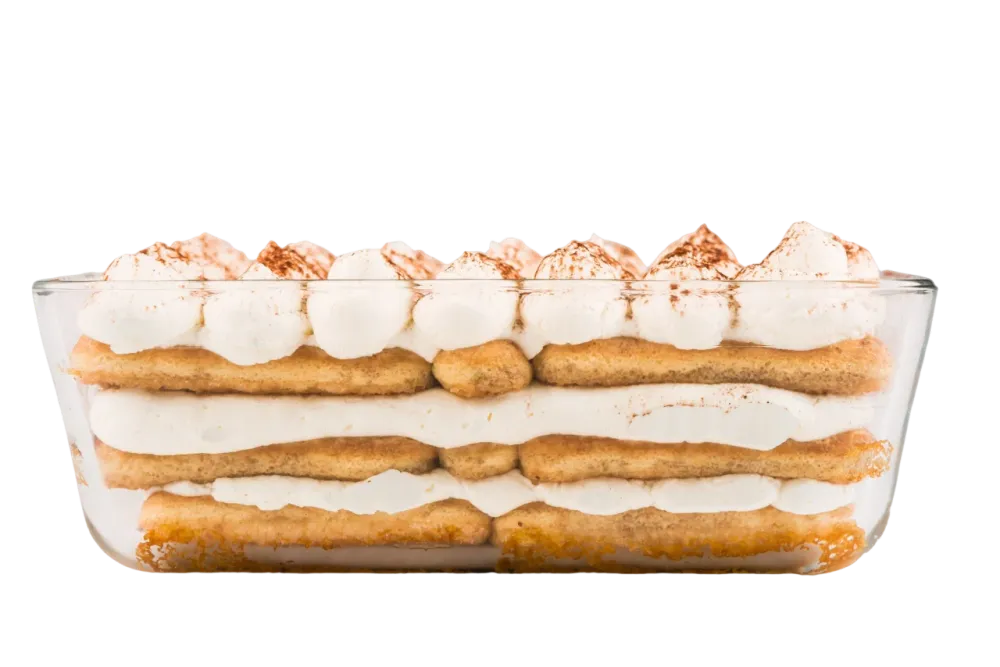 Glazen Tiramisu-vorm