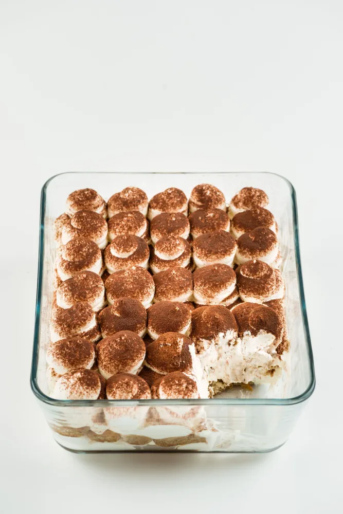 Glazen Tiramisu-vorm