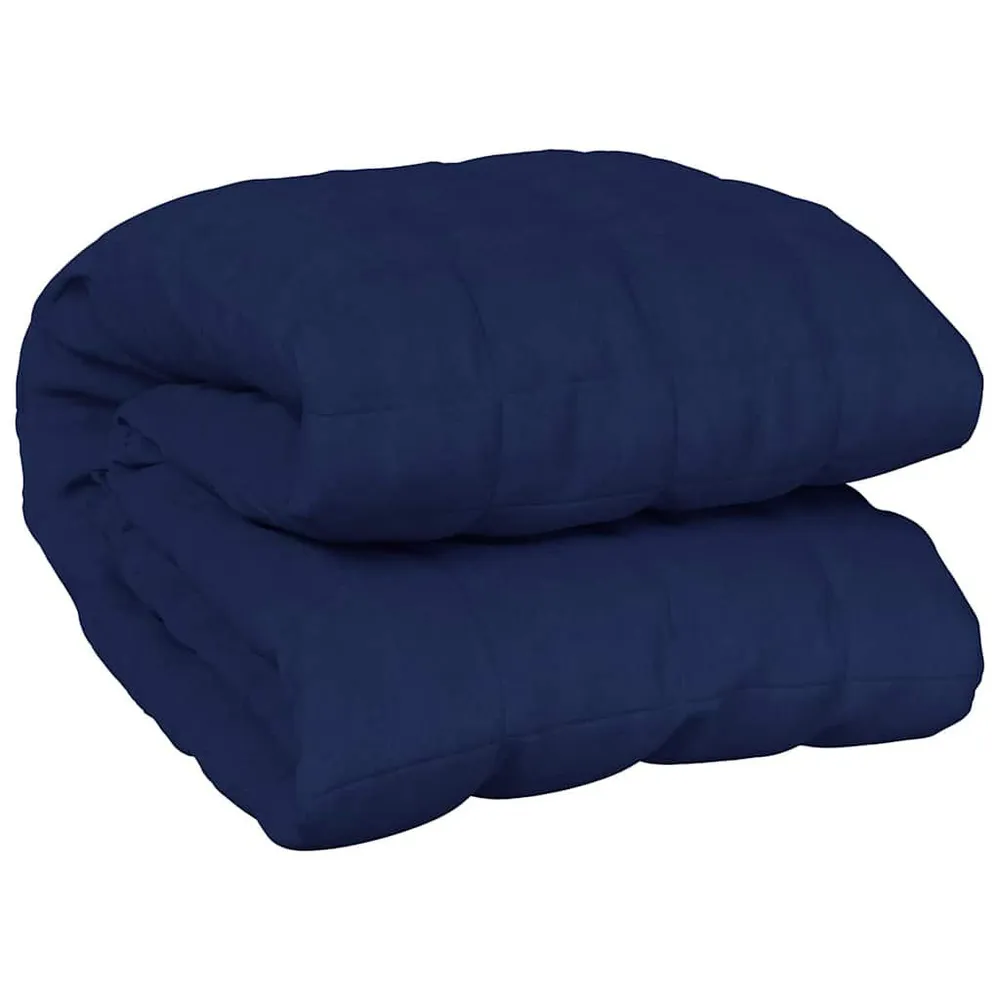 Verzwaringsdeken 150x200 cm 11 kg stof blauw compatibel met IKEA BESTÅ
