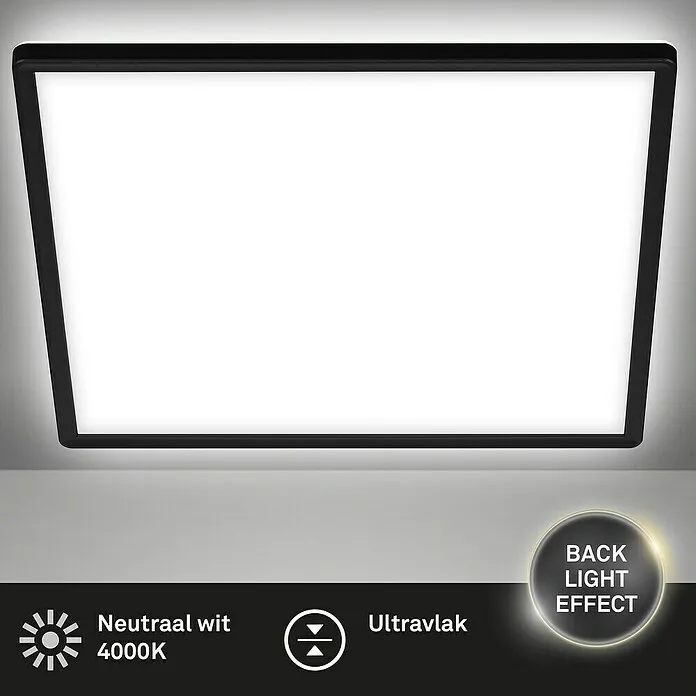 Led paneel met backlight - l x b x h: 420 x 420 x 29 mm, Neutraal wit