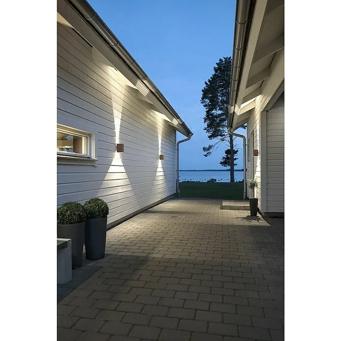 Konstsmide Wandlamp voor buiten Cremona - Roestbruin, IP54