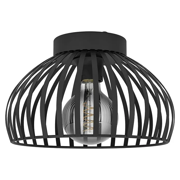 Eglo Plafondlamp, rond MOGANO 3 - 40 W, Ø x h: 28 x 18 cm, Zwart, E27