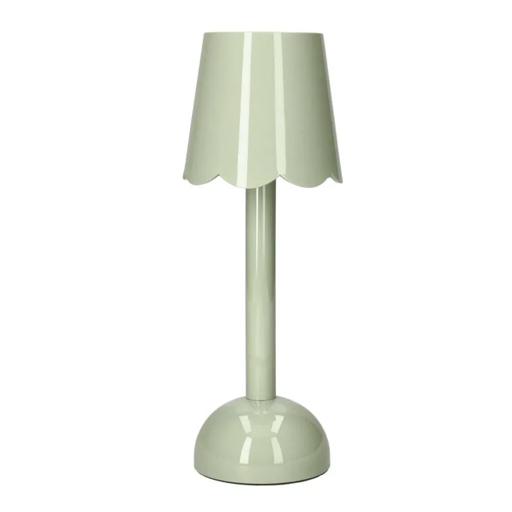Addison Ross - Scallop Tafellamp LED - Sage - 28 cm