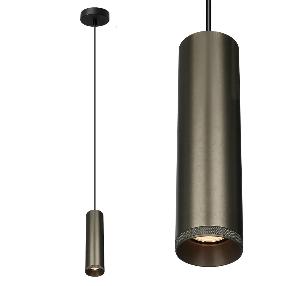 Artdelight hanglamp Milano - 1 lichts - 6.6 x 150 cm - brons