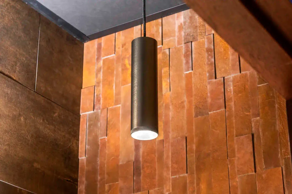 Artdelight hanglamp Milano - 1 lichts - 6.6 x 150 cm - brons