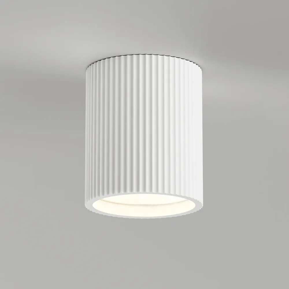 Artdelight plafondlamp Toulouse - 1 lichts - 11 x 13 cm - wit