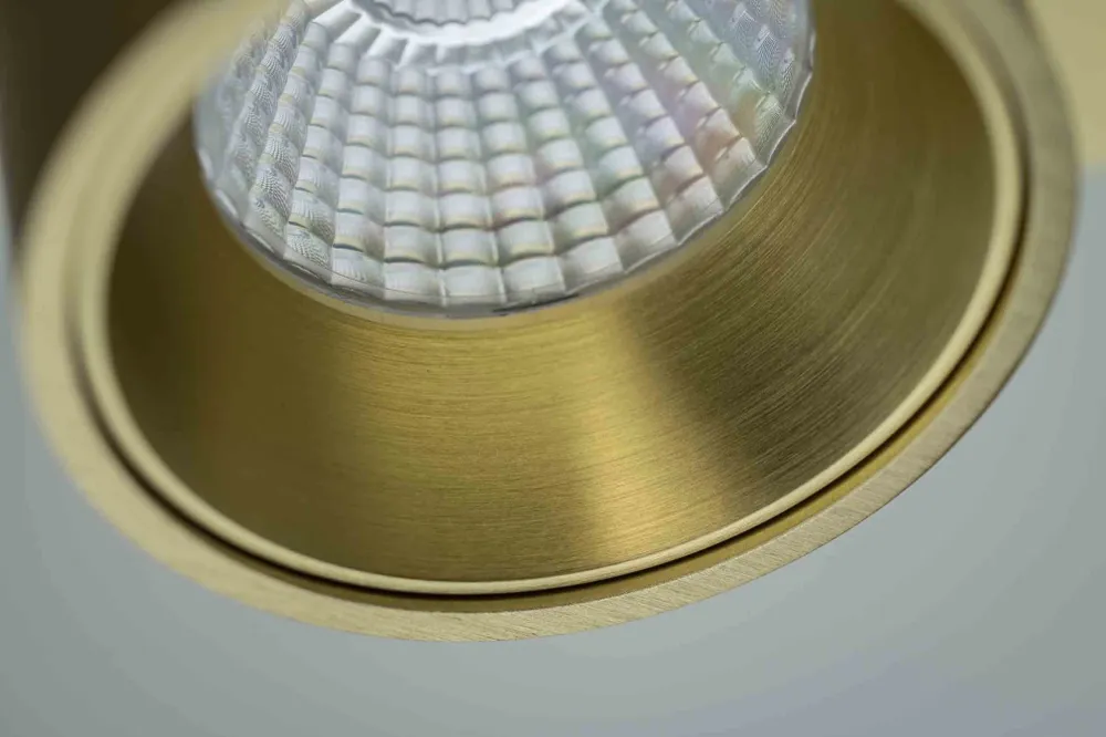 Artdelight spot Laguna - 2 lichts - 22 x 9.5 cm - mat goud