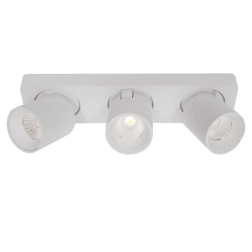 Artdelight spot Laguna - 3 lichts - 32 x 9.5 cm - wit