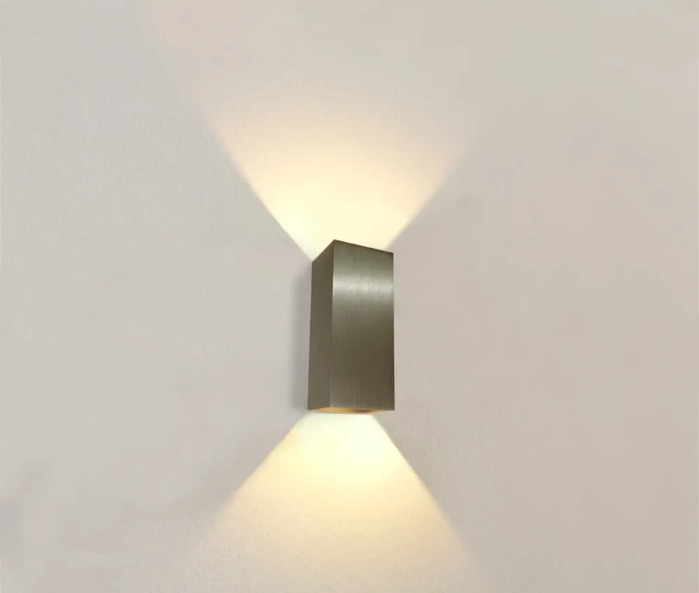Artdelight wandlamp Dante - 2 lichts - 9 x 24 cm - brons