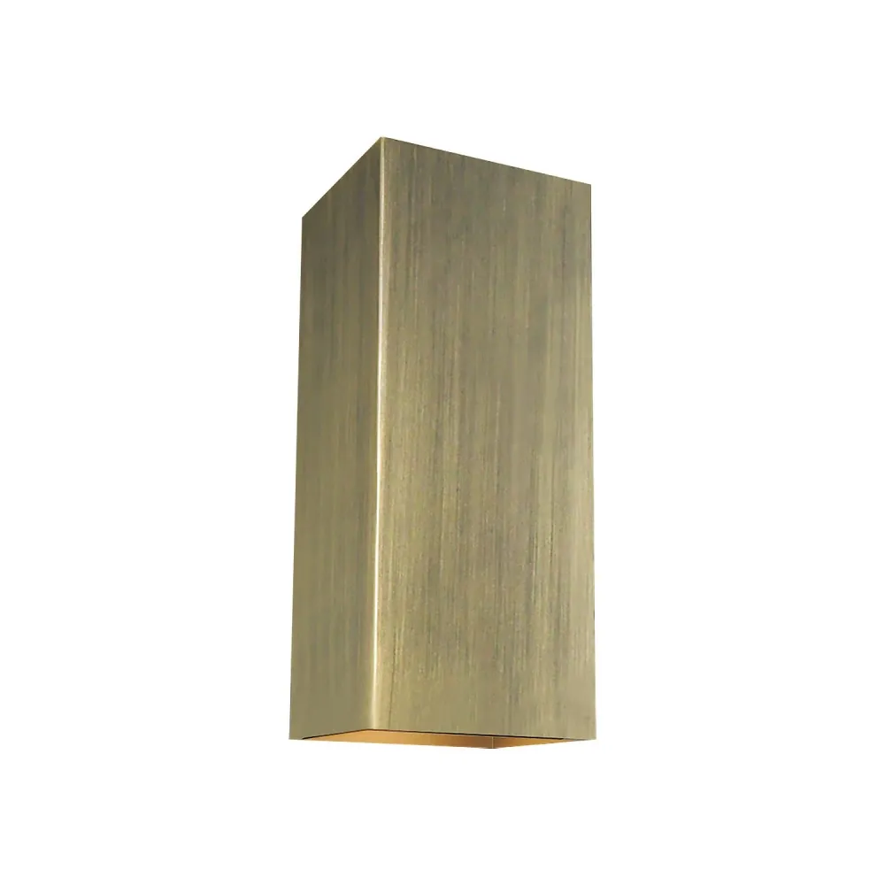 Artdelight wandlamp Dante - 2 lichts - 9 x 24 cm - brons